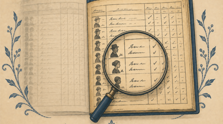 Illustration of the ArkivDigital colour-image Swedish records subscription