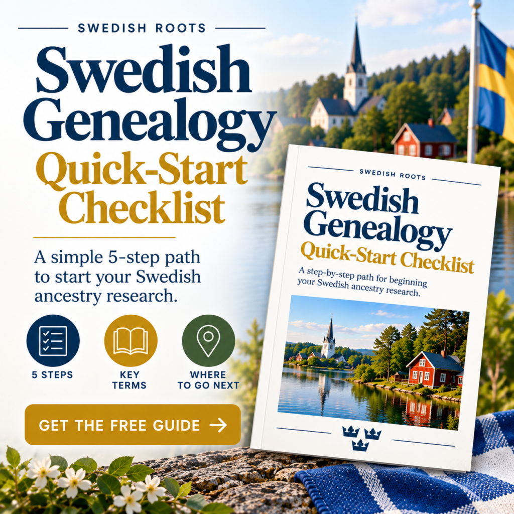swedish genealogy checklist side banner